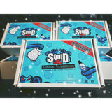 Squid Ink Detailing 100ml Sample Selection Box, containing 5 Squid Ink car care products. Includes Froth, Citrus, HD Gloss, Dash Dresh and Ultimate Quick Detailer