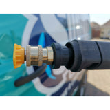 Karcher to 1/4" quick release adapter with nozzle