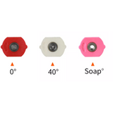 Different applications of 1/4" quick release nozzles