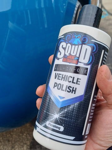 Squid Ink All in One Polish cherry glaze, for Car Wash, vehicle detailing, and automotive care