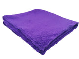 Squid Ink Detailing folded purple towel on a white background