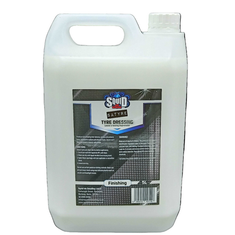 Squid Ink Detailing Satyre Tyre Dressing 5L with white background