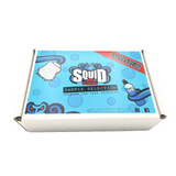 Squid Ink Detailing 100ml Sample Selection Box, containing 5 Squid Ink car care products. Includes Froth, Citrus, HD Gloss, Dash Dresh and Ultimate Quick Detailer