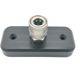 Squid Ink Stowaway snow foam cannon wall mount with stainless steel 1/4" quick release connector