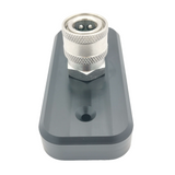 Squid Ink Stowaway snow foam cannon wall mount with stainless steel 1/4" quick release connector