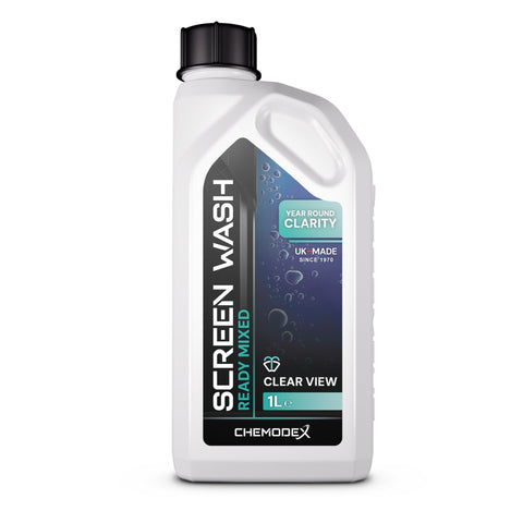Chemodex Clear View All Season Screen Wash 1L - Squid Ink Detailing