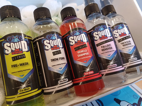 Squid Ink Decontamination Sample Set - Squid Ink Detailing