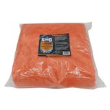 Squid Ink Fire Coral Twisted Loop Drying Towel (Large) - Squid Ink Detailing