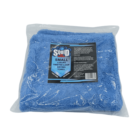 Squid Ink Mini Coral Twisted Loop Drying Towel (Small) - Squid Ink Detailing