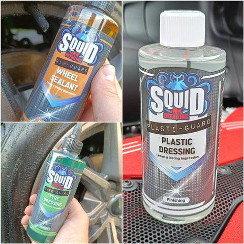 Squid Ink Wheels, Tyres and Trim Protection Bundle - Squid Ink Detailing