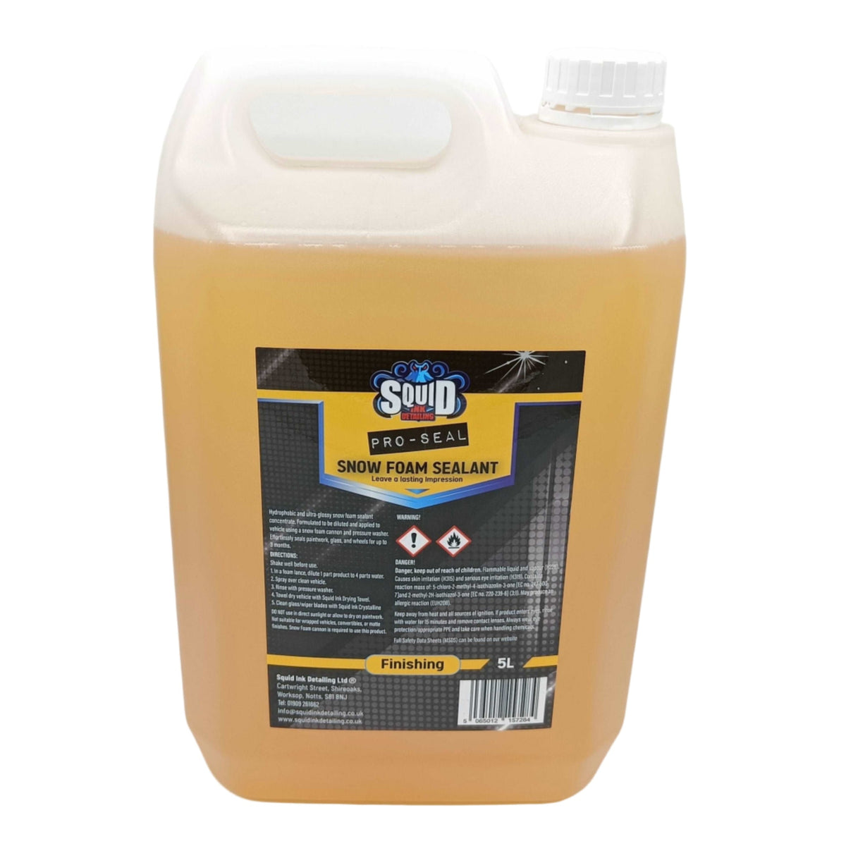 Squid Ink Pro-Seal 5L - Bulk | Trade Snow Foam Sealant – Squid Ink ...