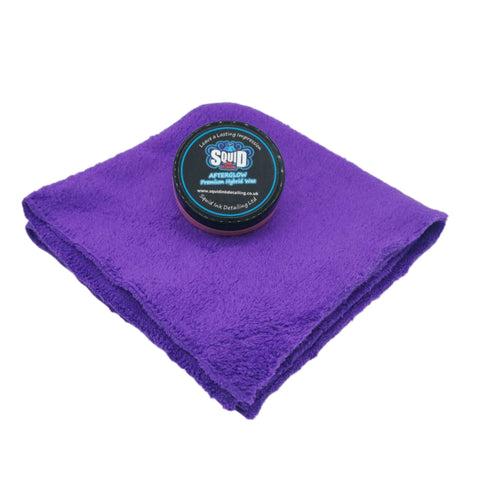 Squid Ink Purple Haze - 330GSM Edgeless Microfibre Cloth - Squid Ink Detailing