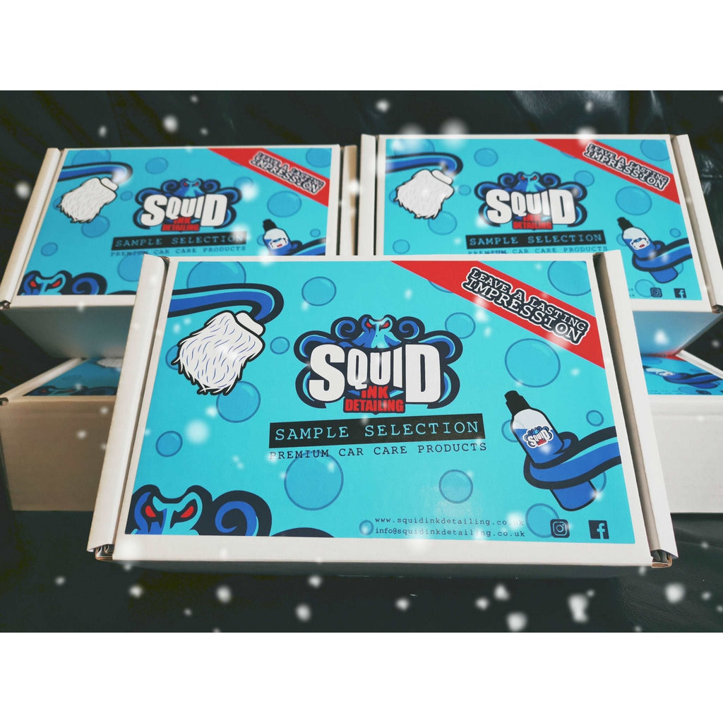 Squid Ink Sample Set – 5×100ml Car Care Gift Box – Squid Ink Detailing